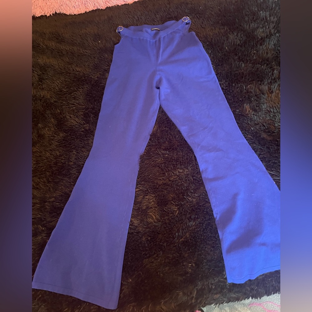 NWOT Minnie Rose Cashmere Flared Pants